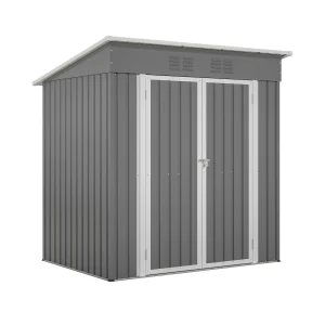 6x4 FT Outdoor Metal Storage Shed