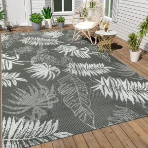 Outdoor Rug Waterproof Reversible