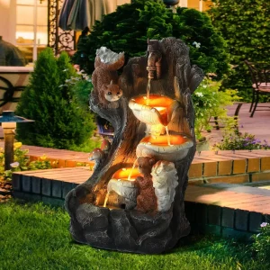 Cascading Rock Fountain