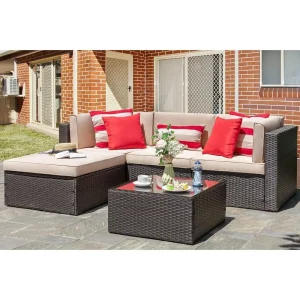 5 Piece Patio Furniture Set