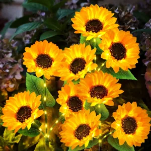 Sunflower Solar Lights