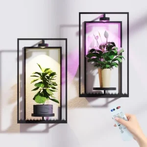 Wall Shelf with Plant Grow Lights