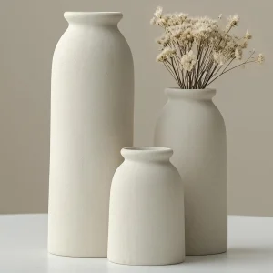 3-Piece Ceramic Vase Set