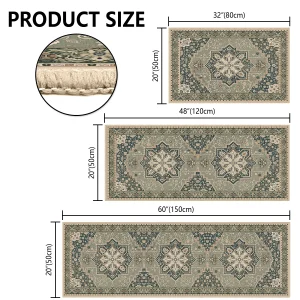 Kitchen Rug Set 3pcs