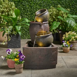 30.75" High 3-Tier Outdoor Fountain