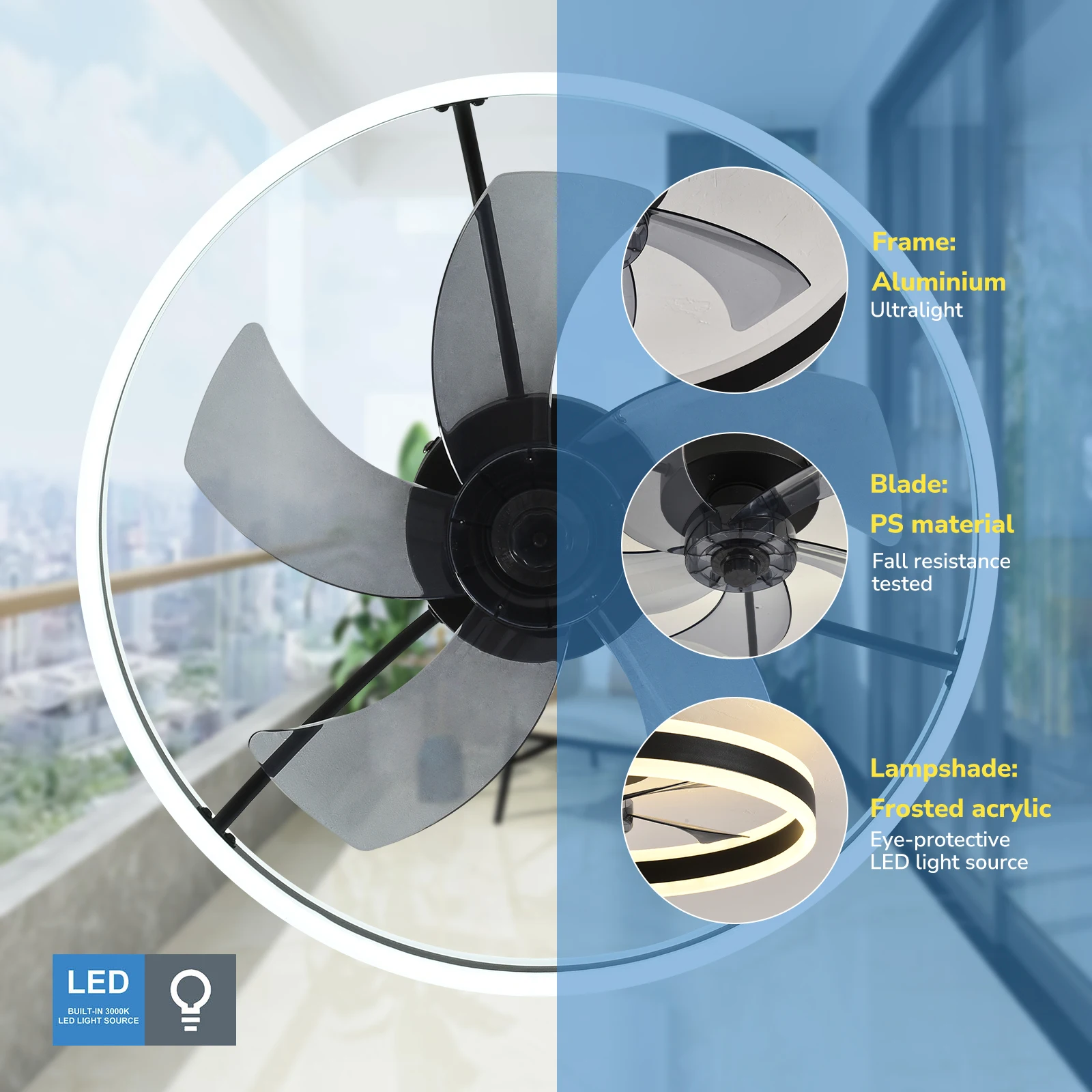 Ceiling Fan with Remote Control - Image 6