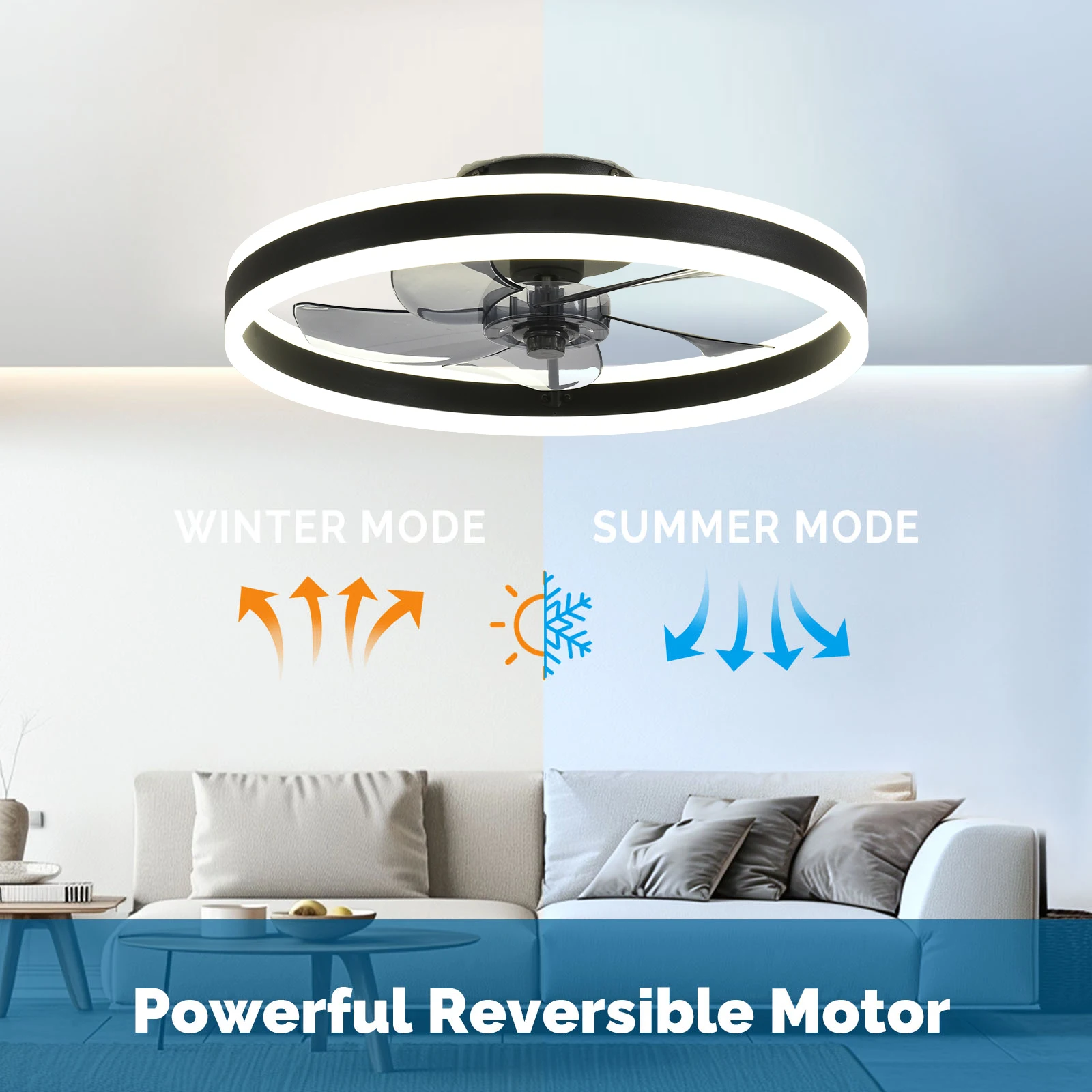 Ceiling Fan with Remote Control - Image 2